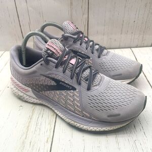 Brooks Adrenaline 21 Women's Size 9.5 B (Medium) Running Shoes Purple Grey
